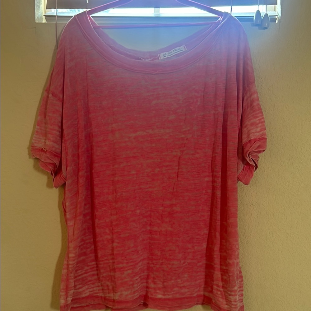 We The Free Coral Short Sleeve Tee